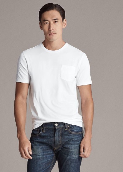 T Shirt Ralph Lauren Relaxed Fit Pocket Homem 78943-XZTL